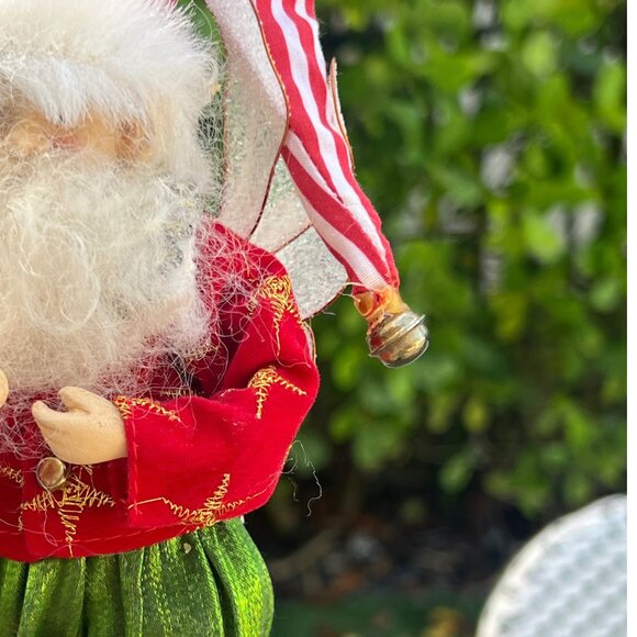 Mark Roberts Vintage Santa Claus ELF Enchanted Forest Fairy Doll Ornament Stripe - Picture 4 of 8